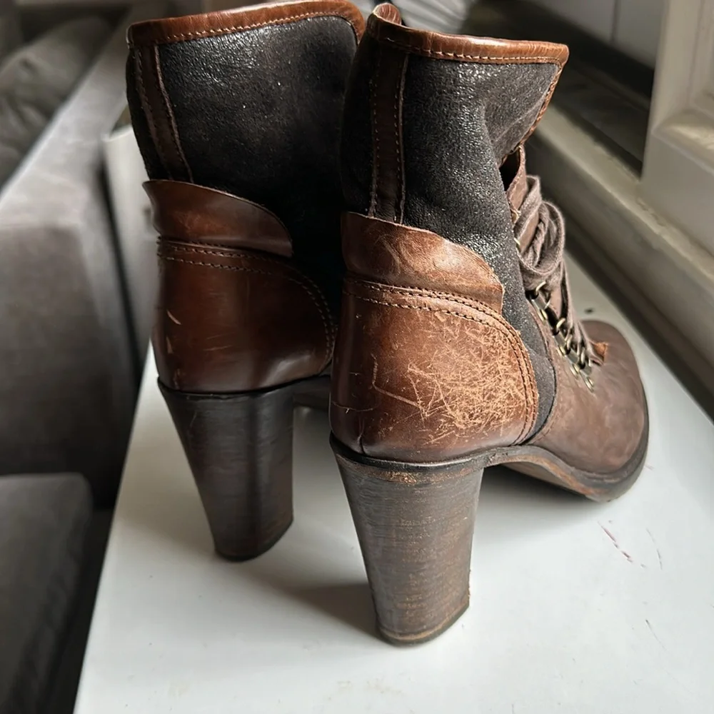 Progetto Shearling Lined Boots Size 40 - Picture 4 of 5